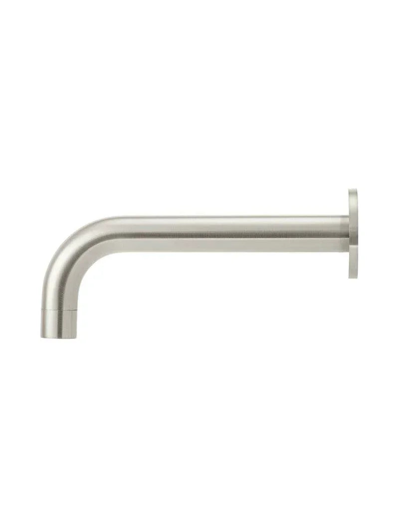Meir Round Curved Spout 200mm | Tiger Bronze