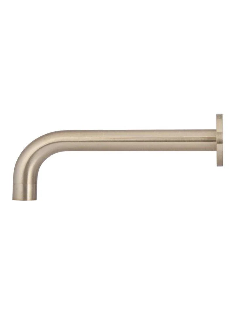 Meir Round Curved Spout 200mm | Champagne