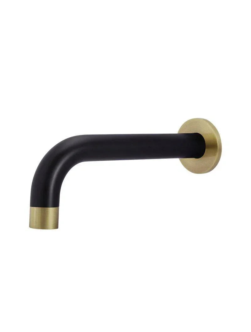 Meir Round Curved Spout 200mm | Lustre Bronze