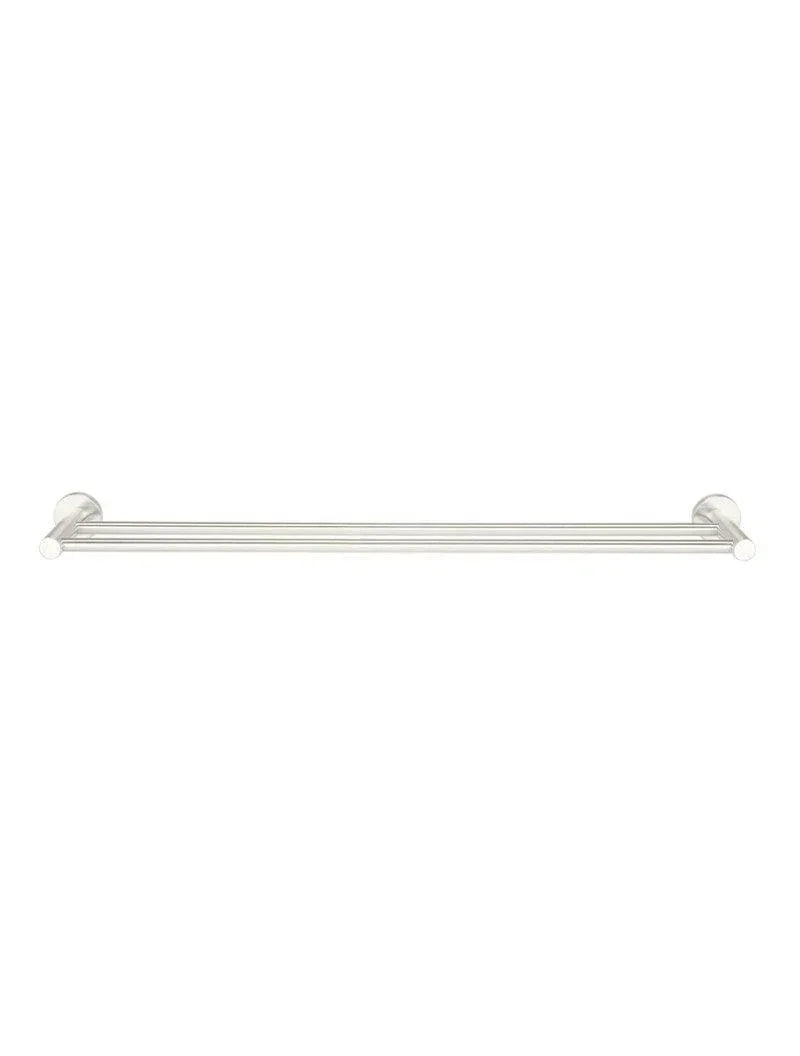 Meir Round Double Towel Rail | Champagne