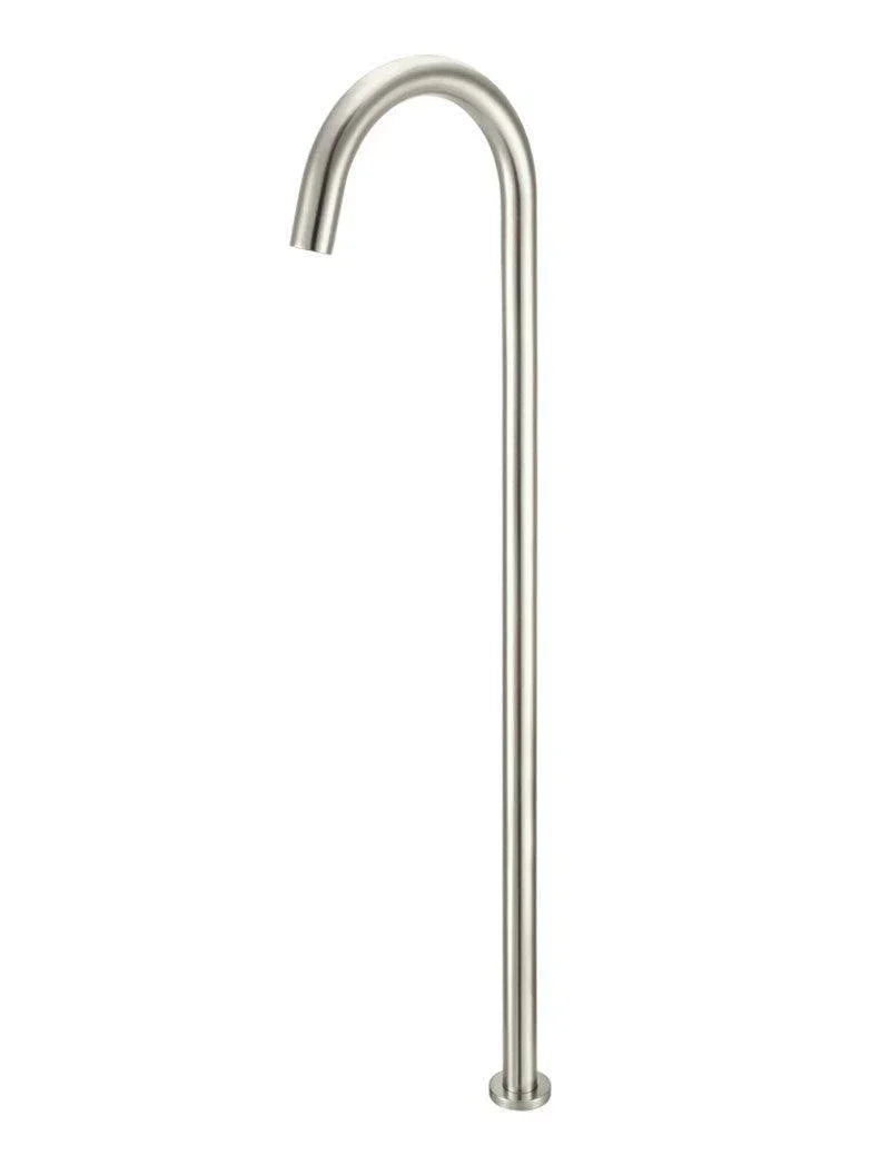 Meir Round Freestanding Bath Spout | Lustre Bronze