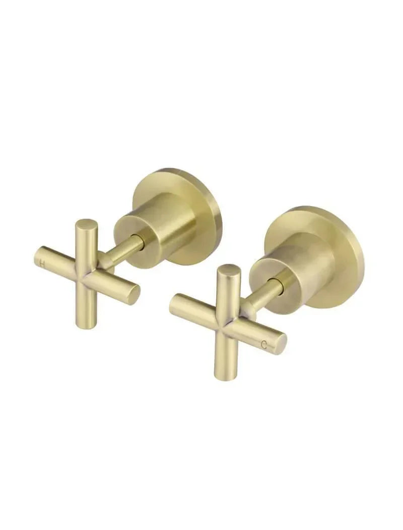 Meir Round Jumper Valve Wall Top Assemblies | Tiger Bronze