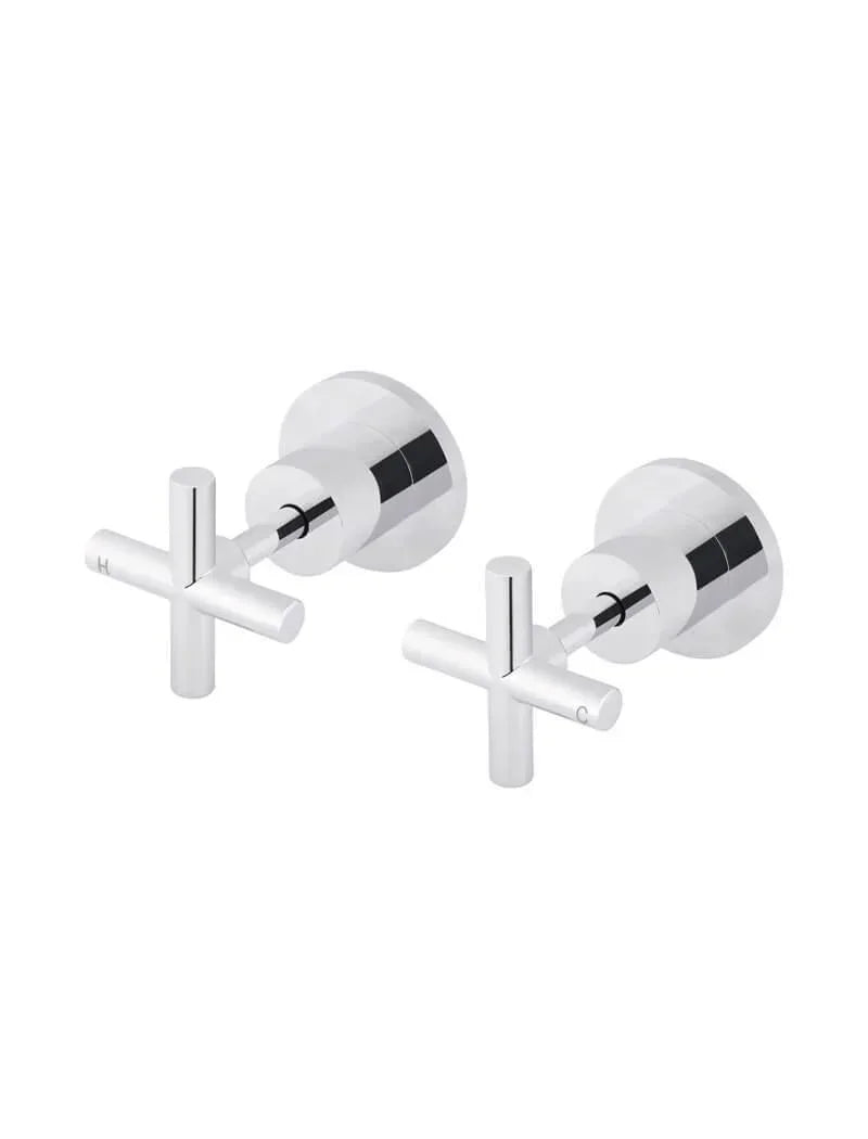Meir Round Jumper Valve Wall Top Assemblies | Polished Chrome
