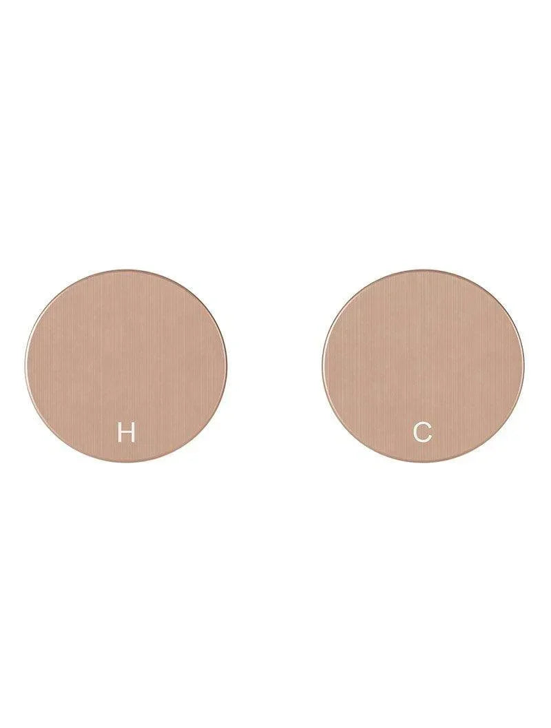 Meir Round Jumper Valve Wall Top Assemblies | Lustre Bronze