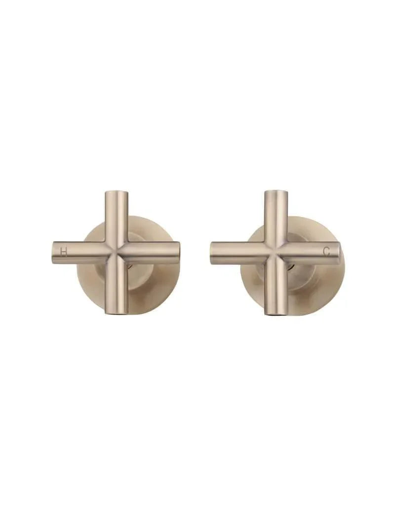 Meir Round Jumper Valve Wall Top Assemblies | Champagne