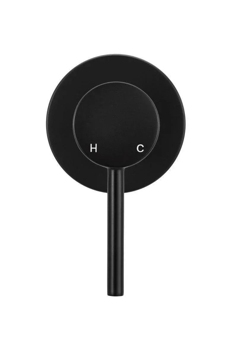 Meir Round Wall Mixer Trim Kit (In-wall Body Not Included) | Matte Black