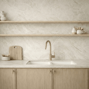 Milano Granite 800mm Double Bowl Sink, Matte  White