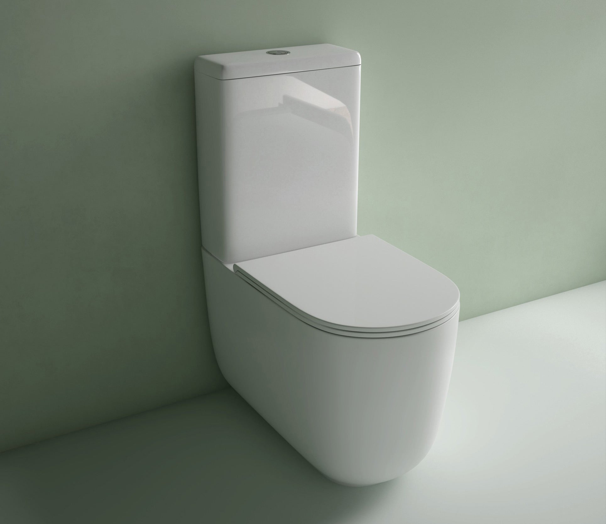Studio Bagno Milady Rimless Suite Complete, Gloss White