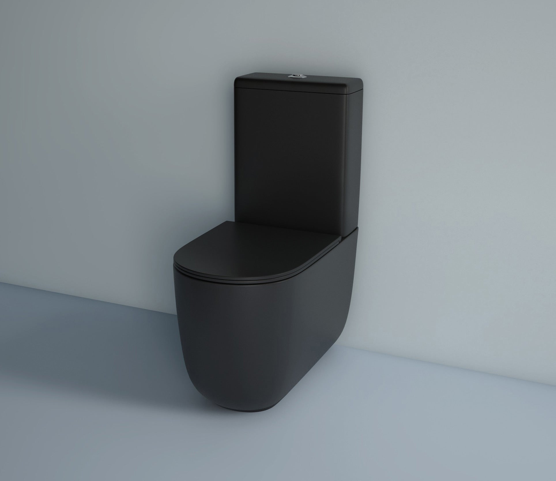 Studio Bagno Milady Rimless Suite - Matte Black - Complete