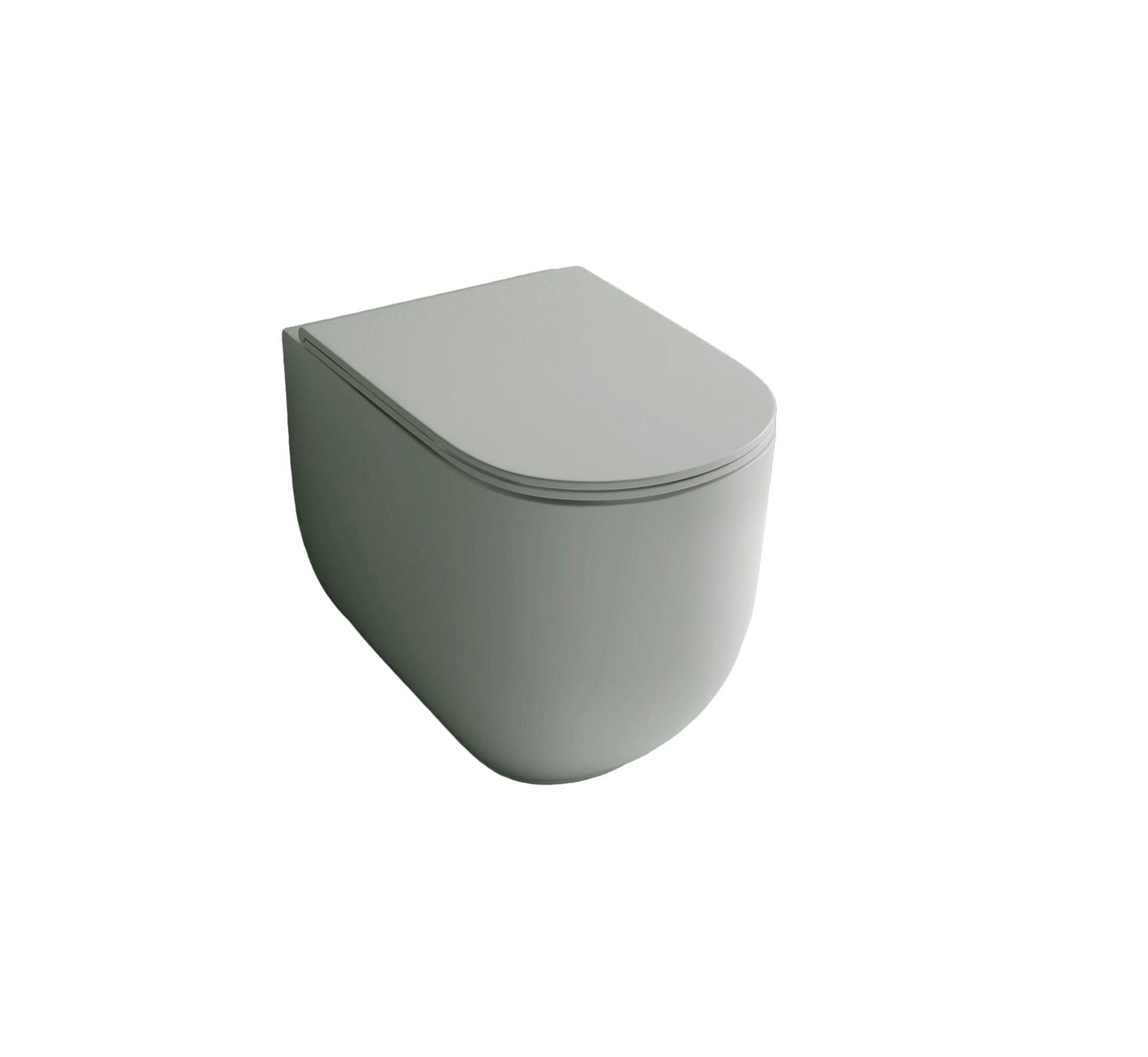 Studio Bagno Milady Wall faced pan - complete, Gloss White