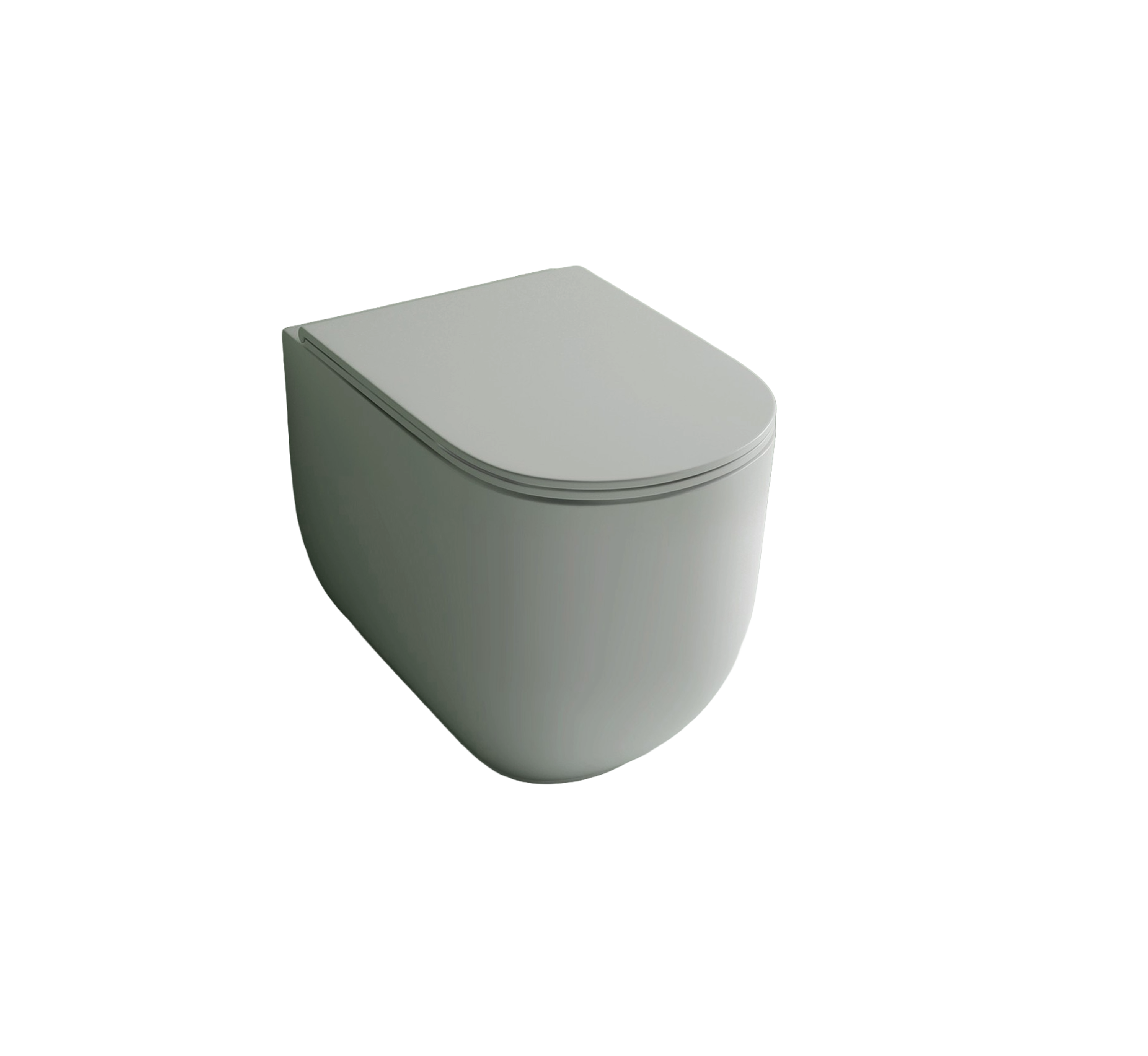 Studio Bagno Milady Wall faced pan - complete, Gloss White
