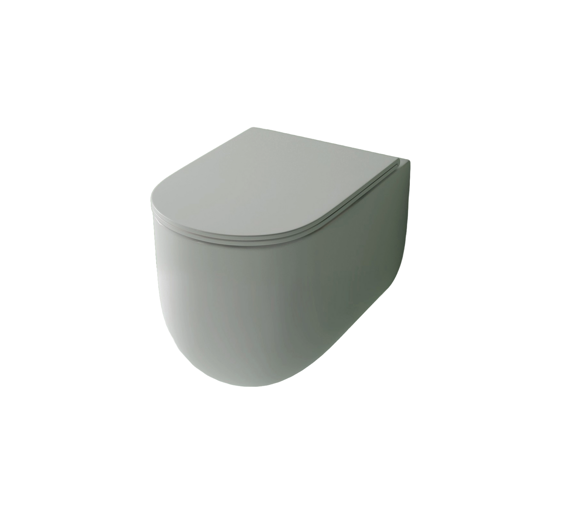 Studio Bagno Milady Wall hung pan - complete, Gloss White