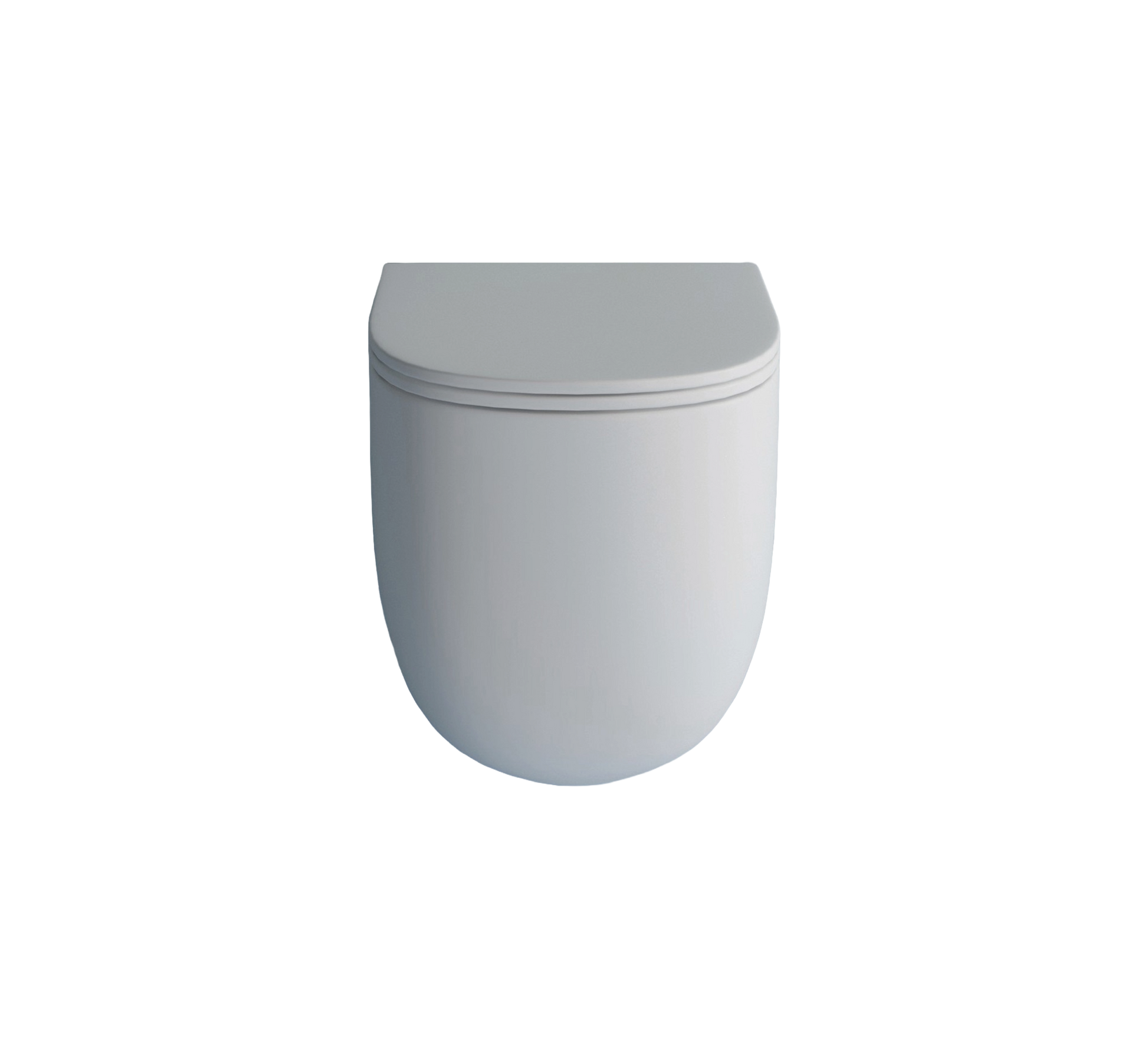 Studio Bagno Milady Rimless Wall Hung Pan - Matte White