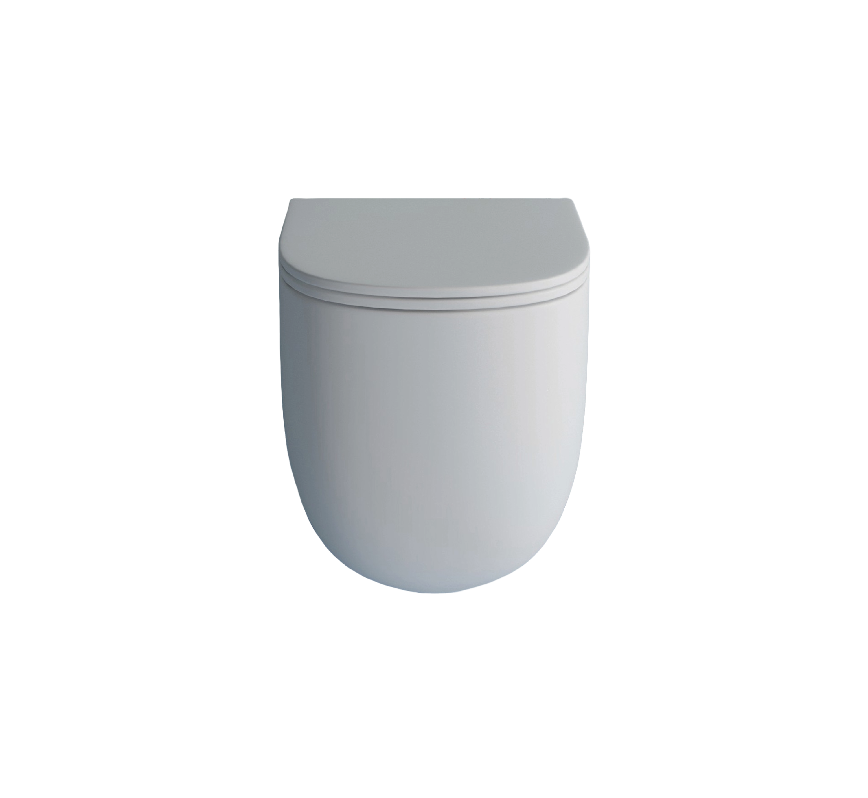 Studio Bagno Milady Rimless Wall Hung Pan - Matte White