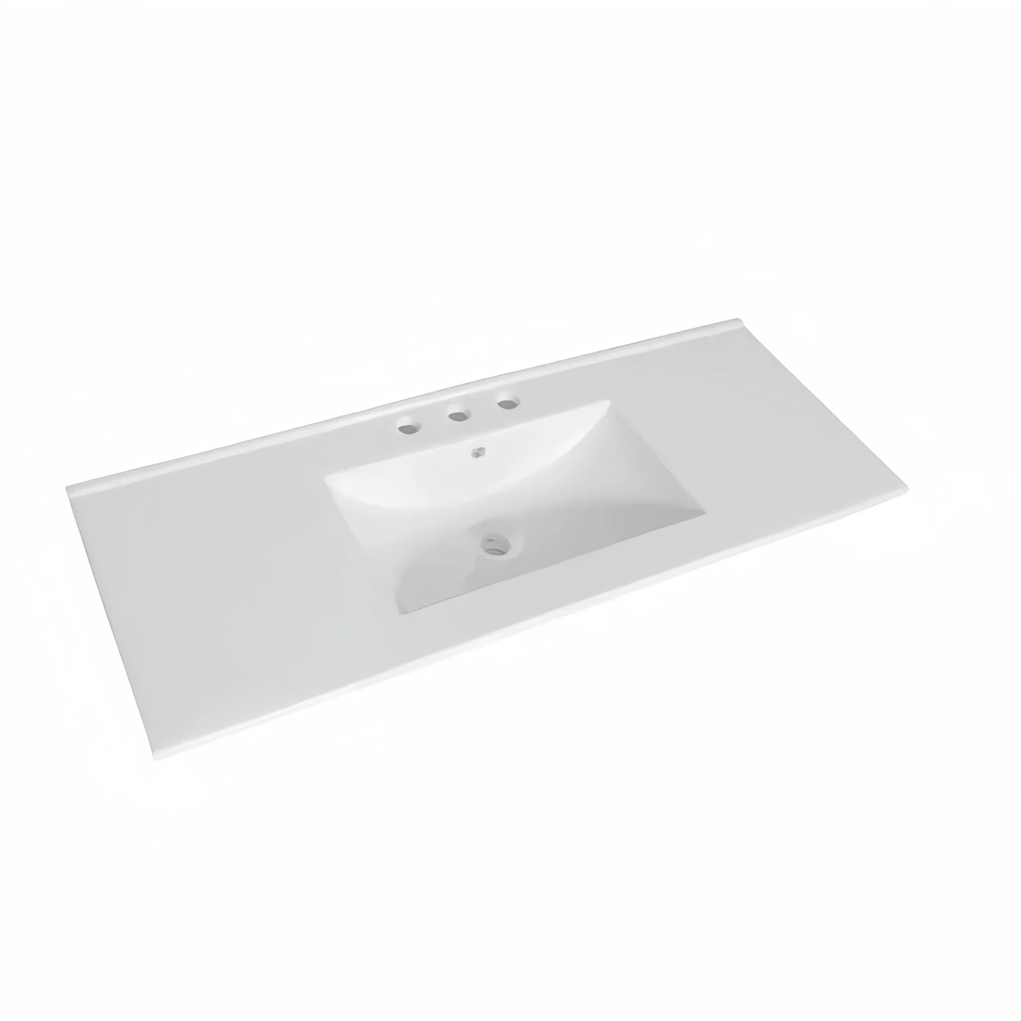 Milano 1200mm Ceramic Moulded Top - Ideal Bathroom CentreCE12003TH3 Tap Holes