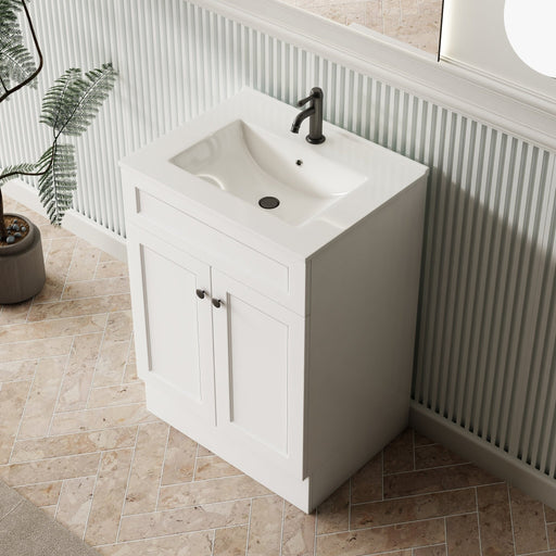 Milano 600mm Ceramic Moulded Top - Ideal Bathroom CentreCE6001 Tap Hole