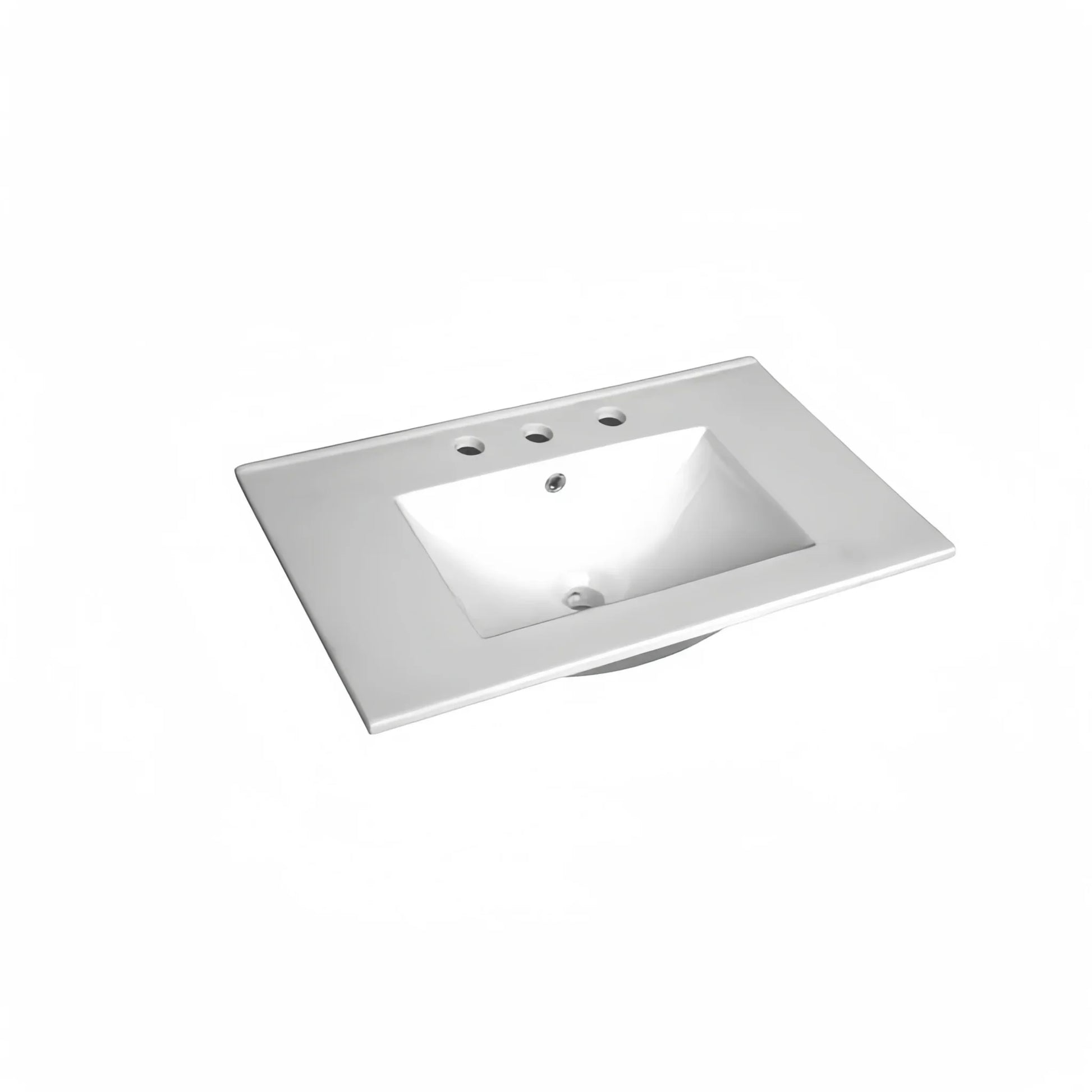 Milano 750mm Ceramic Moulded Top - Ideal Bathroom CentreCE7503TH3 Tap Holes