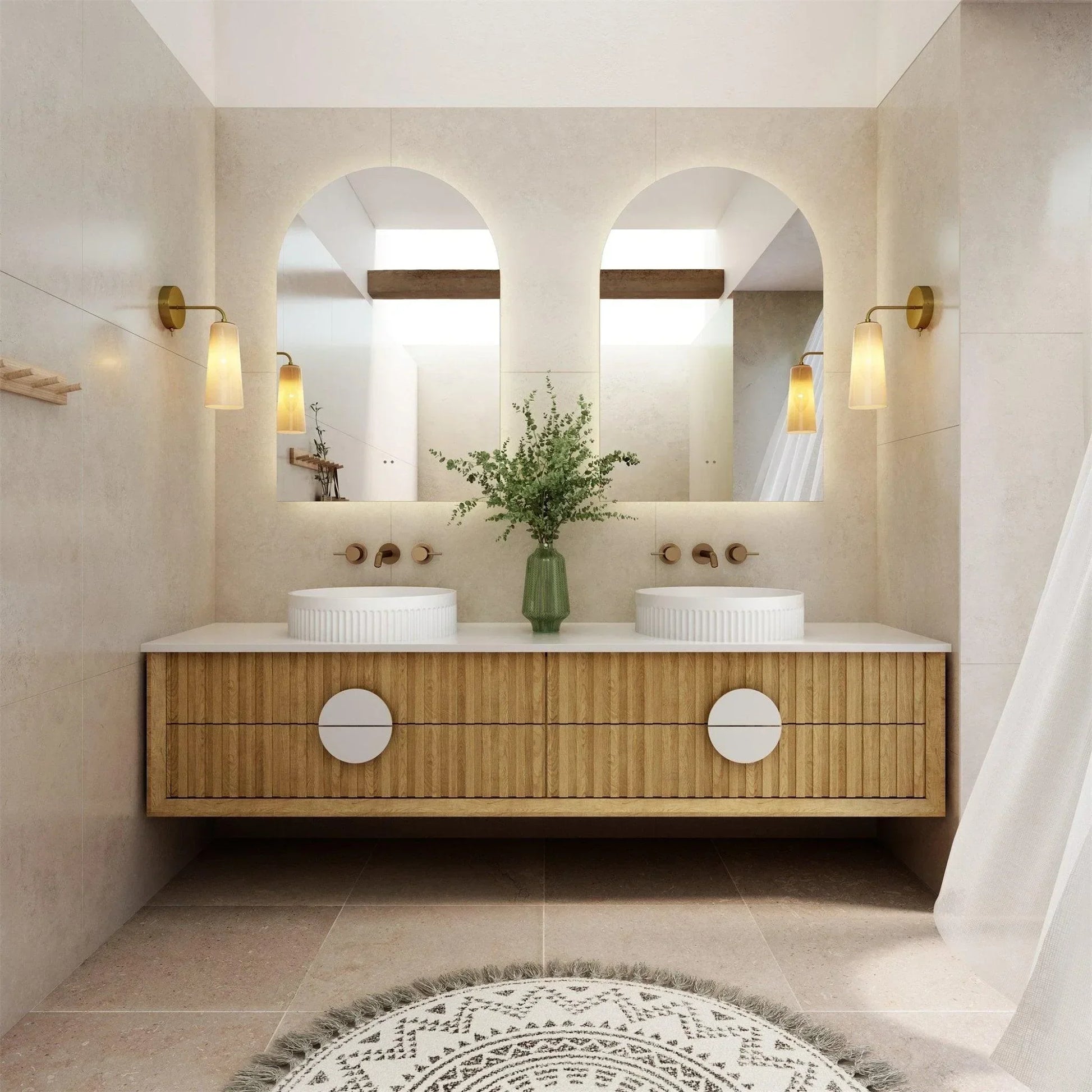 Milano Arch 600x900mm Frameless LED Mirror - Ideal Bathroom CentreAR6090LED