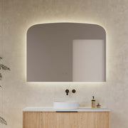 Milano Arch Rectangle 1200x900mm Frameless LED Mirror