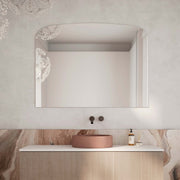 Milano Arch Rectangle 1200x900mm Frameless Polished Edge Mirror
