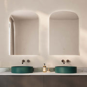 Milano Arch Rectangle 600x900mm Frameless LED Mirror