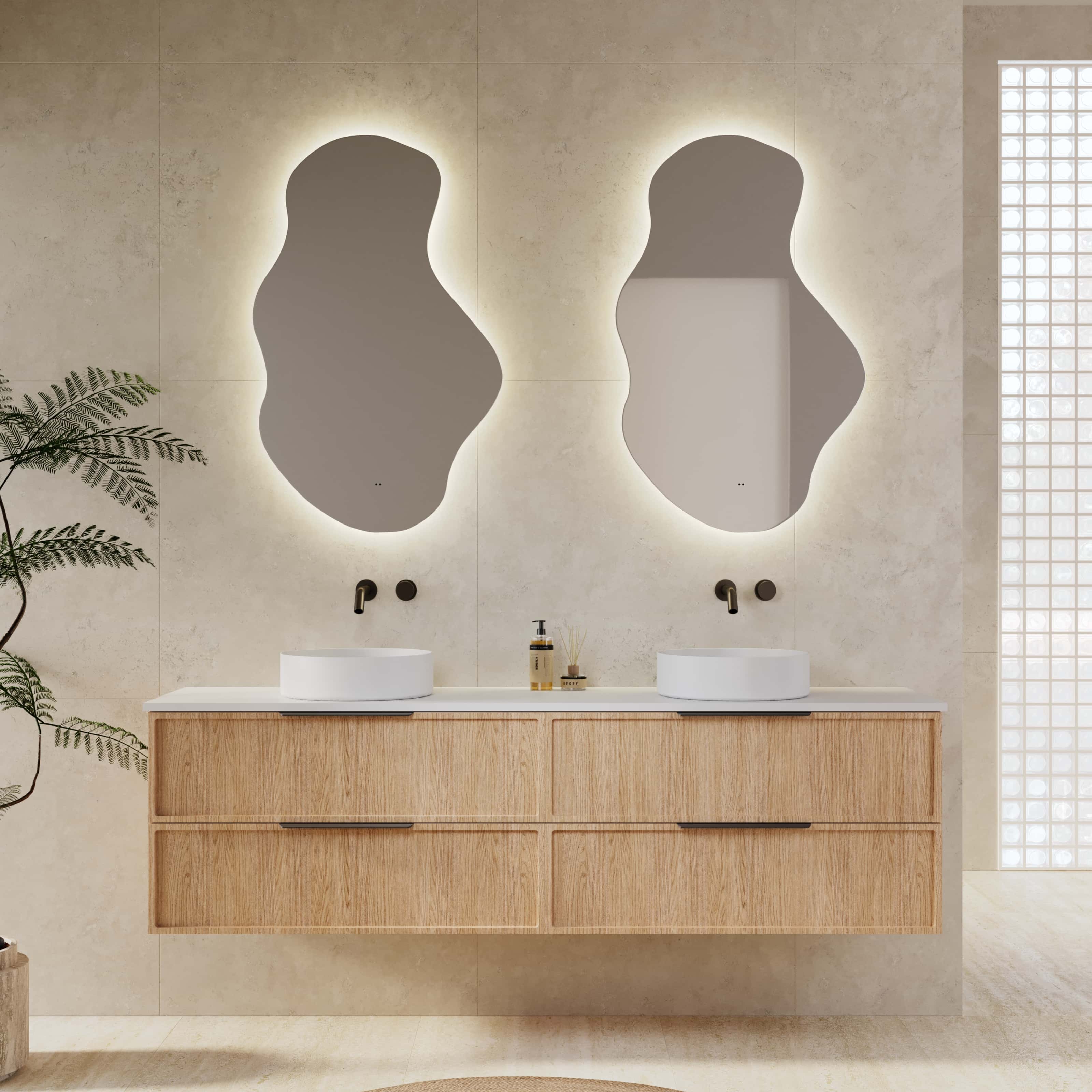 Milano Artistic 630x1000mm Frameless LED Mirror