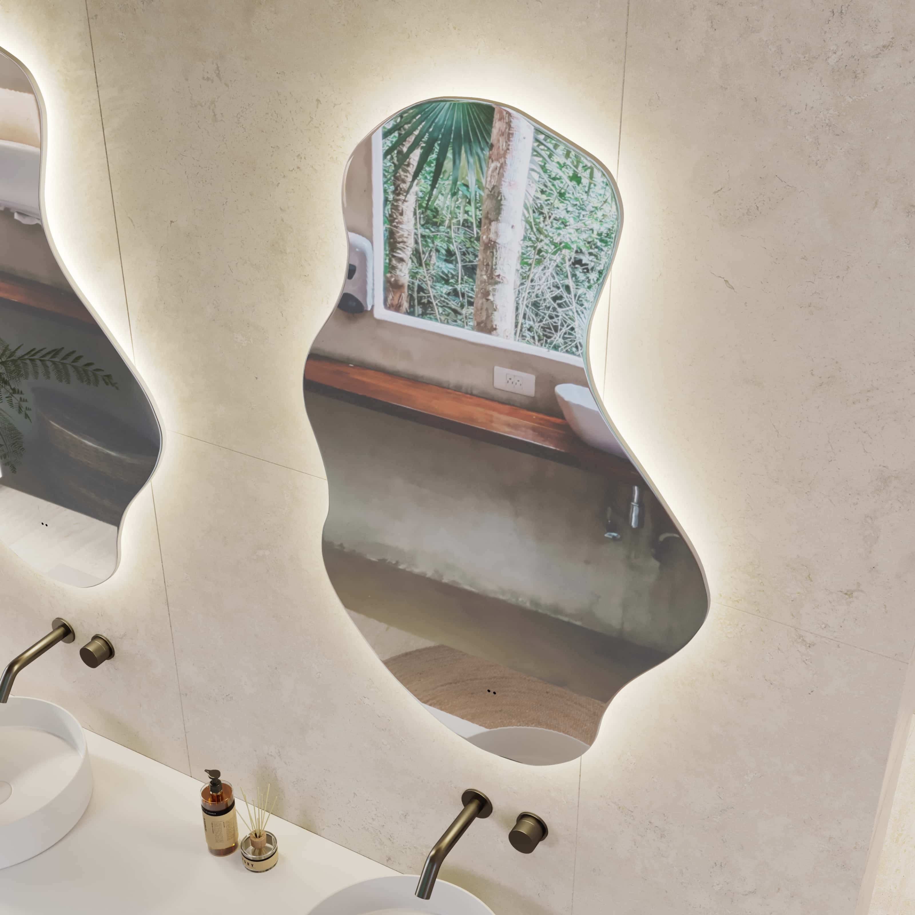 Milano Artistic 630x1000mm Frameless LED Mirror