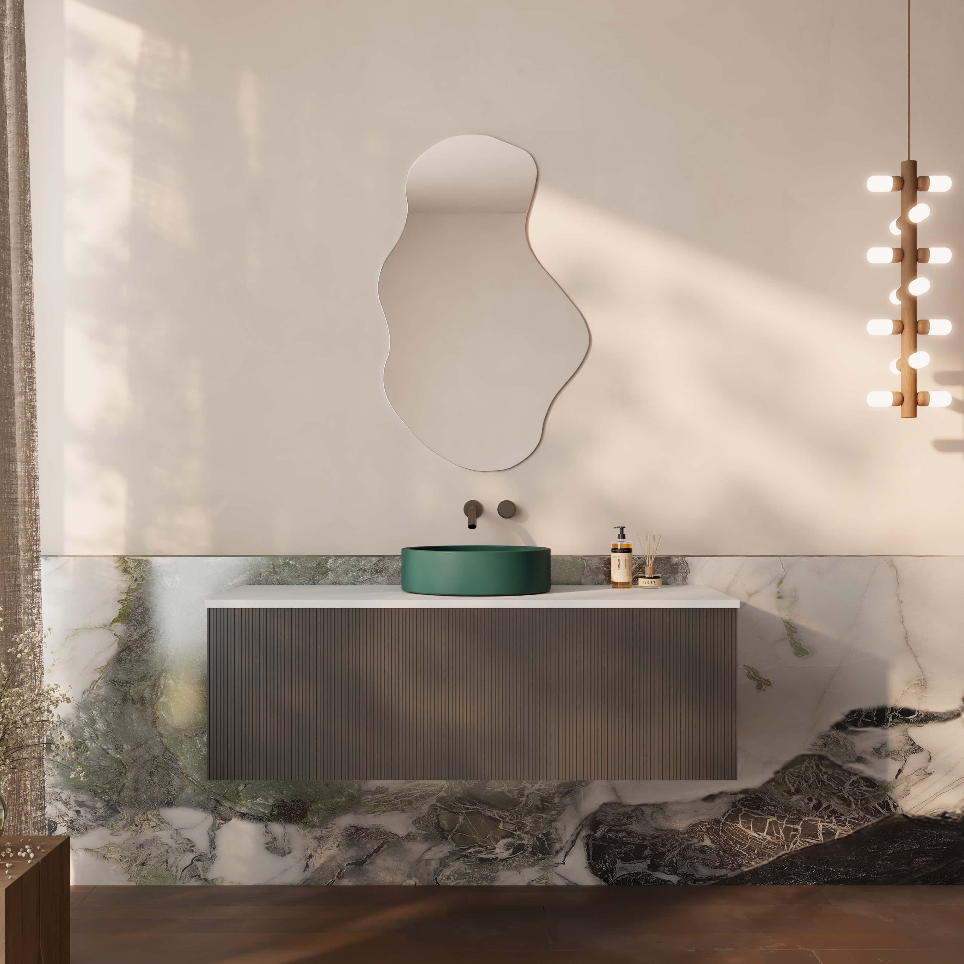 Milano Artistic 630mx1000mm Frameless Polished Edge Mirror