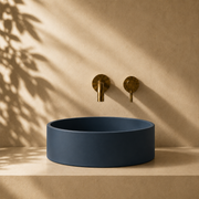 Milano Cerchio Concrete 380mm Above Counter Basin, Yacht Blue