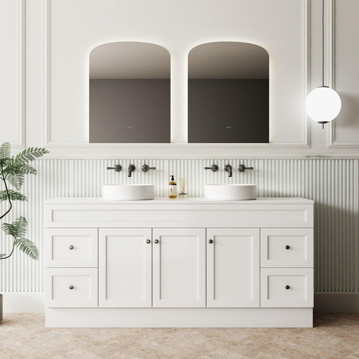 Milano Federation 1800mm Freestanding Vanity Double Bowl - Ideal Bathroom CentreFEDE1800