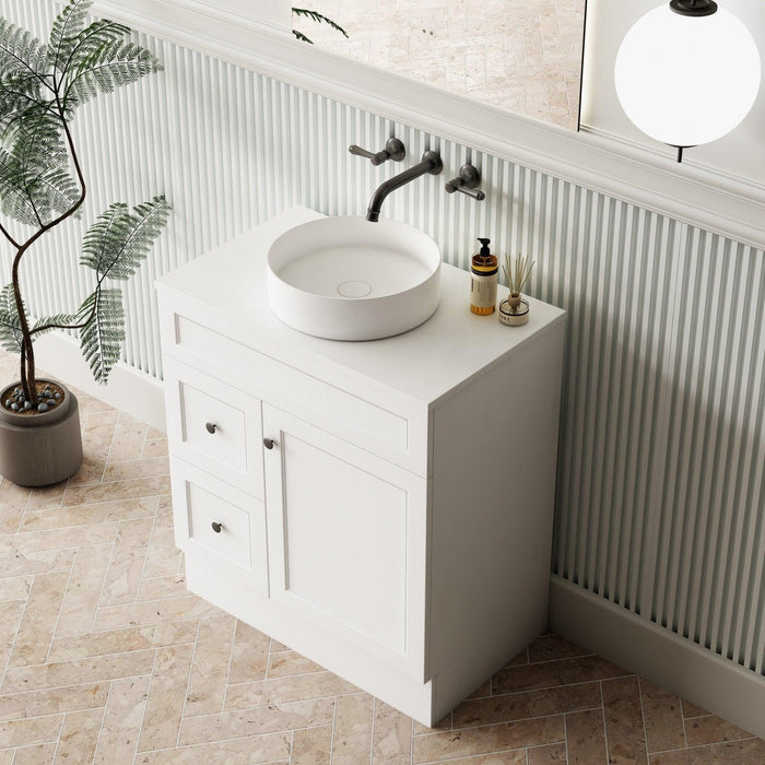 MILANO Federation 750mm Freestanding Vanity - Ideal Bathroom CentreFEDE750LHLeft Hand Drawers