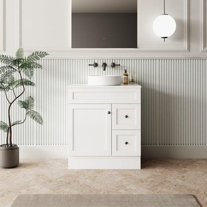 MILANO Federation 750mm Freestanding Vanity - Ideal Bathroom CentreFEDE750LHLeft Hand Drawers