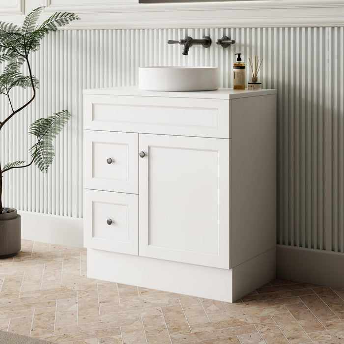 MILANO Federation 750mm Freestanding Vanity - Ideal Bathroom CentreFEDE750LHLeft Hand Drawers