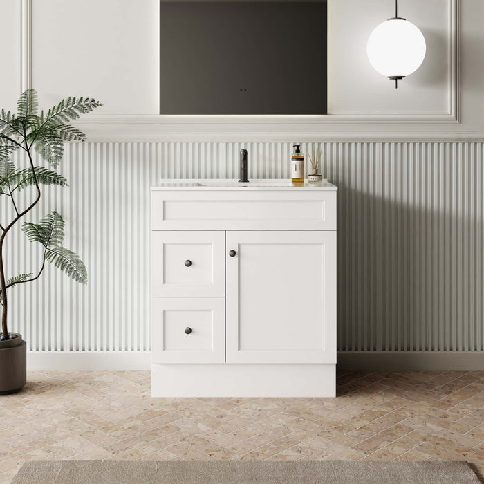 MILANO Federation 750mm Freestanding Vanity - Ideal Bathroom CentreFEDE750RHRight Hand Drawers