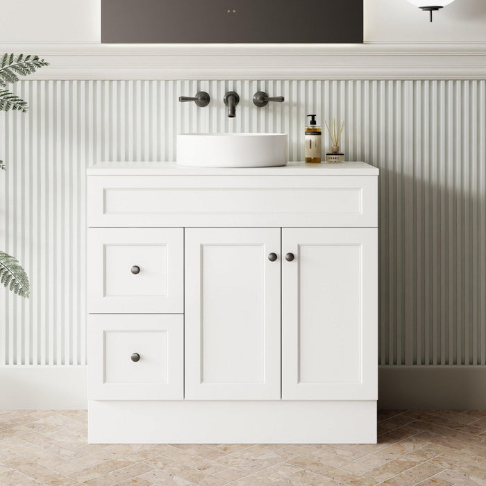 MILANO Federation 900mm Freestanding Vanity - Ideal Bathroom CentreFEDE900LHLeft Hand Drawers