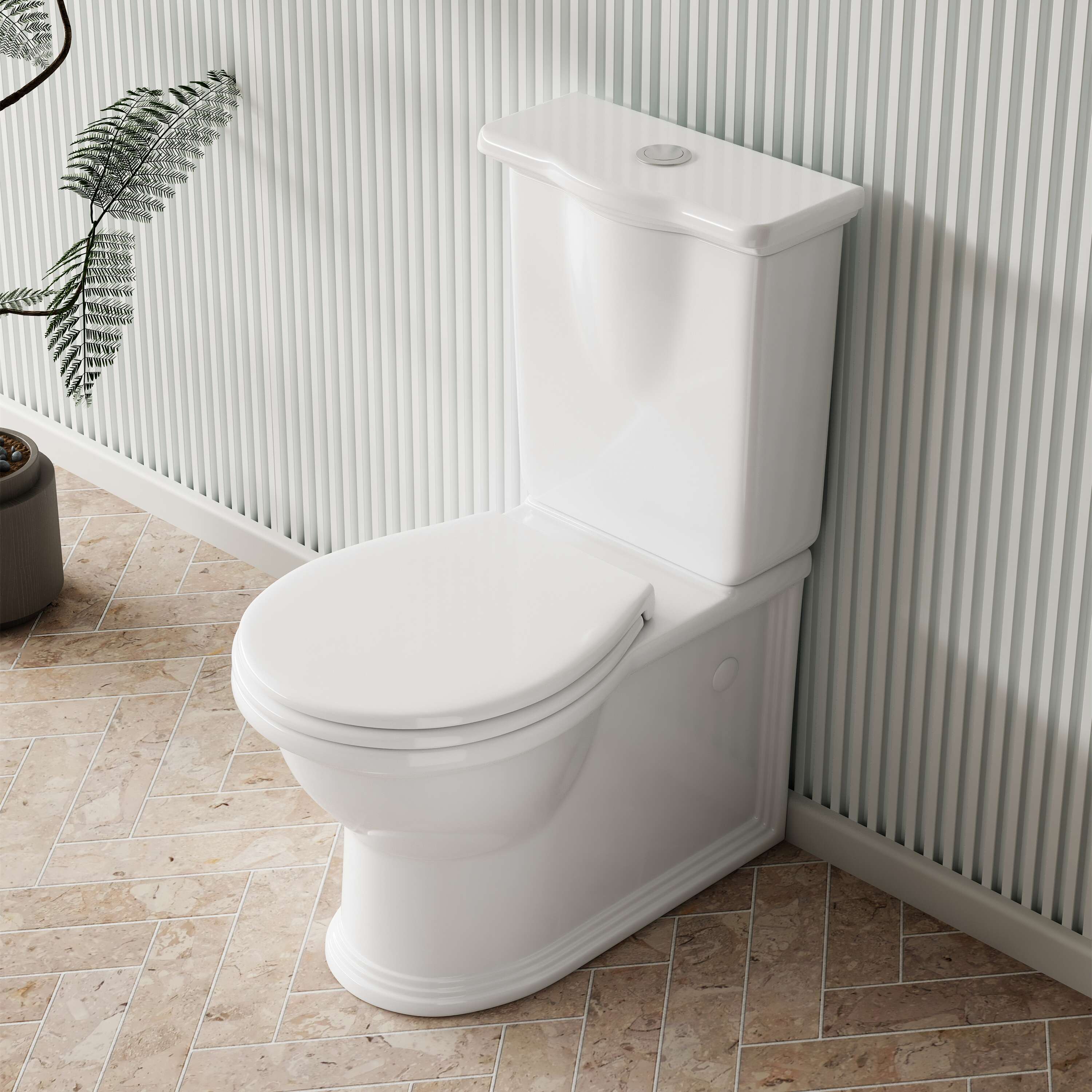 Milano Federation Back to Wall Rimless Toilet Suite