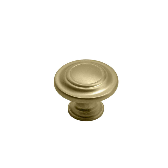 Milano Federation Knob Handle - Brushed Gold - Ideal Bathroom CentreCH - FEDE3030 - BG