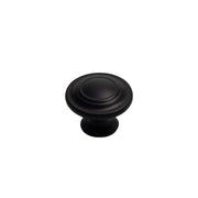 Milano Federation Knob Handle - Matte Black - Ideal Bathroom CentreCH - FEDE3030 - MB