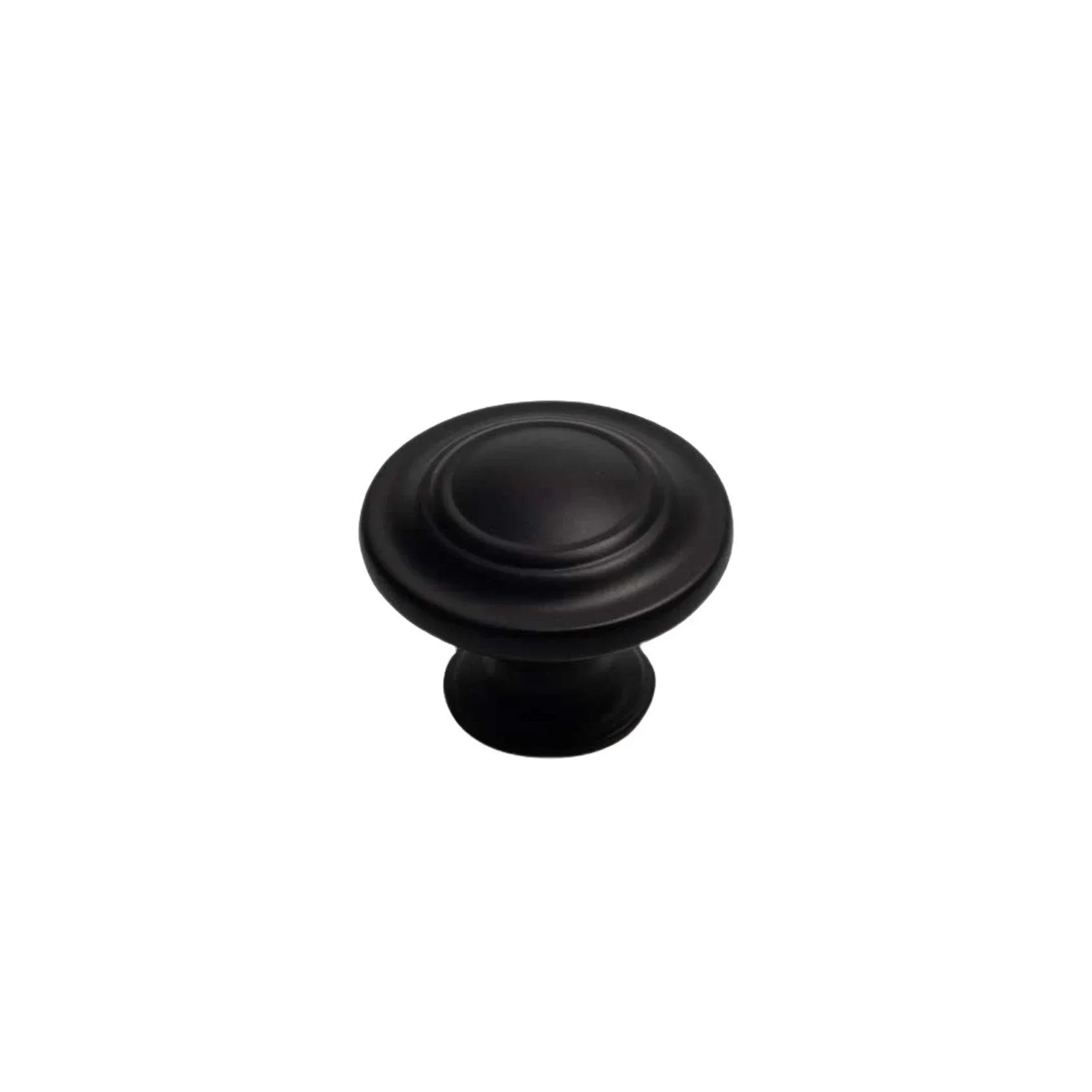 Milano Federation Knob Handle - Matte Black - Ideal Bathroom CentreCH - FEDE3030 - MB