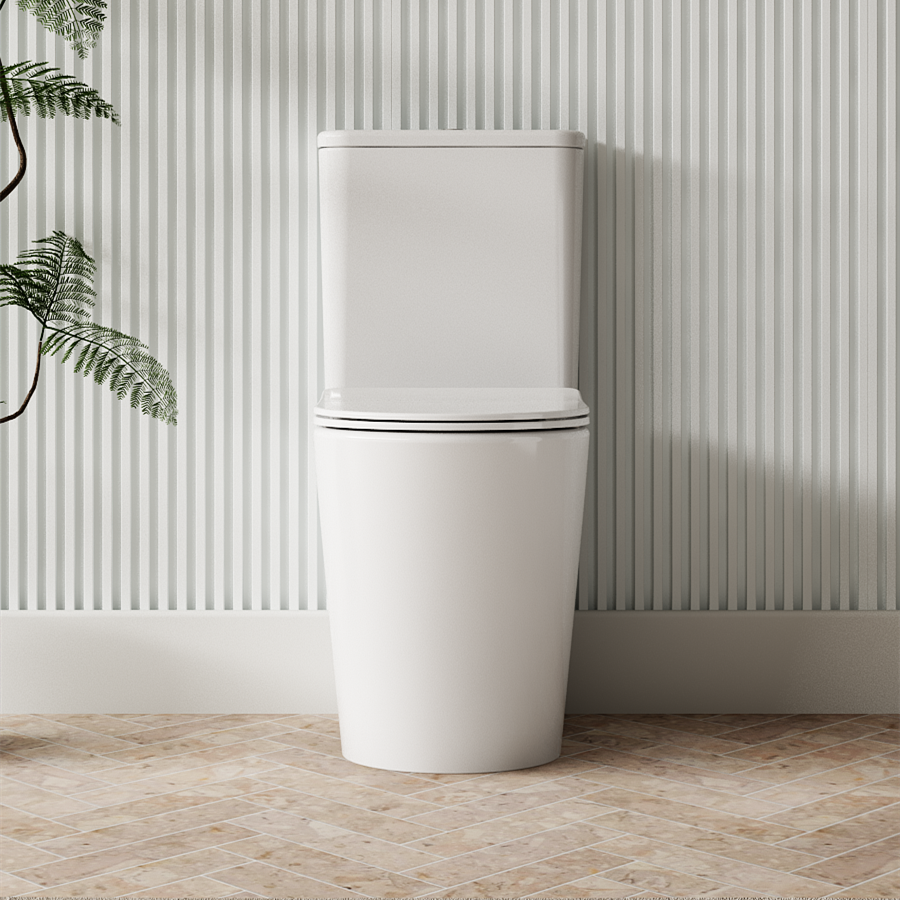Milano Flow Back to Wall Rimless Toilet Suite