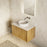 Milano Flow Flat 750mm Wall Hung Vanity Natural Oak - Ideal Bathroom CentreFLO750OAKFLO750D3