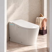Milano Flow Integrated Smart Toilet, Gloss White ｜ Ideal Bathroom Centre
