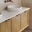 Milano Flow Shaker 1500mm Wall Hung Vanity Natural Oak - Ideal Bathroom CentreFLO1500OAKFLO1500D2