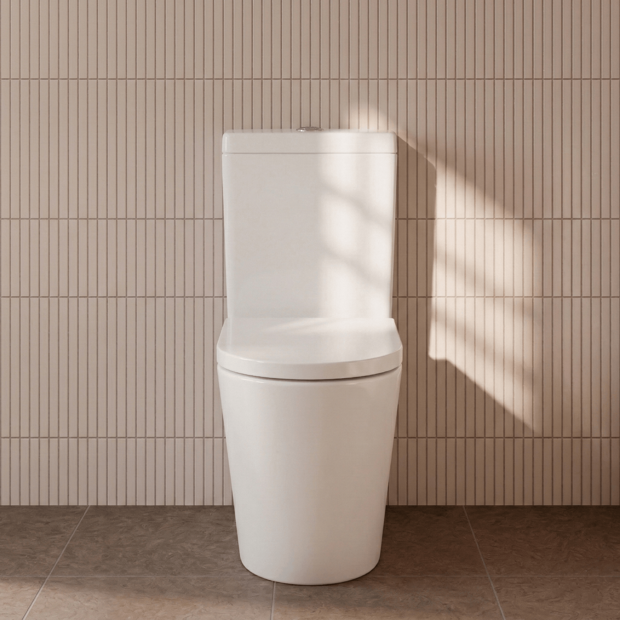 Milano Flow Short Projection Back to Wall Tornado Rimless Toilet Suite