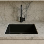 Milano Granite 450mm Sink Single Bowl Sink Black