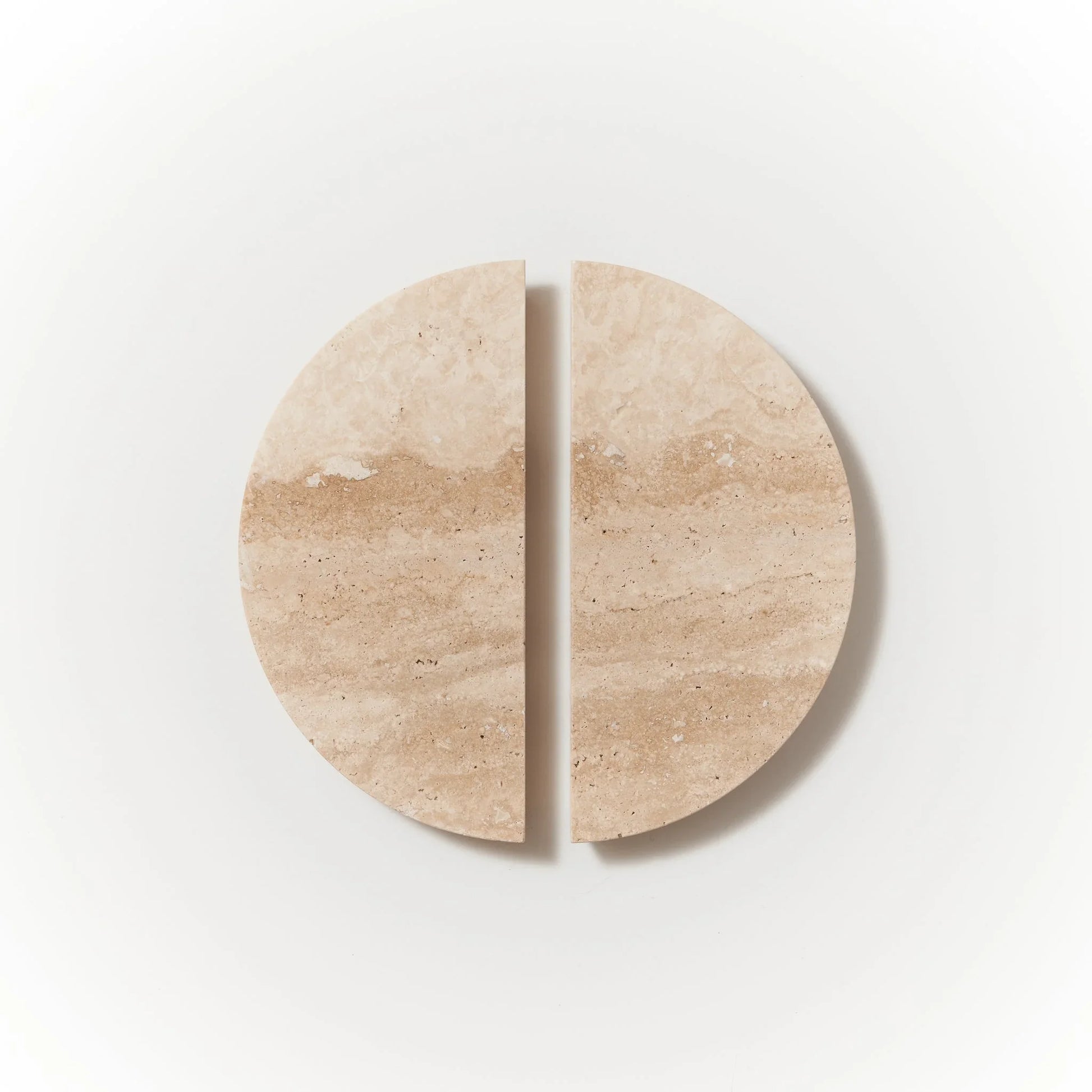 Milano Moon 160mm Pull Handle Travertine - Ideal Bathroom CentreCH - MAR160TR
