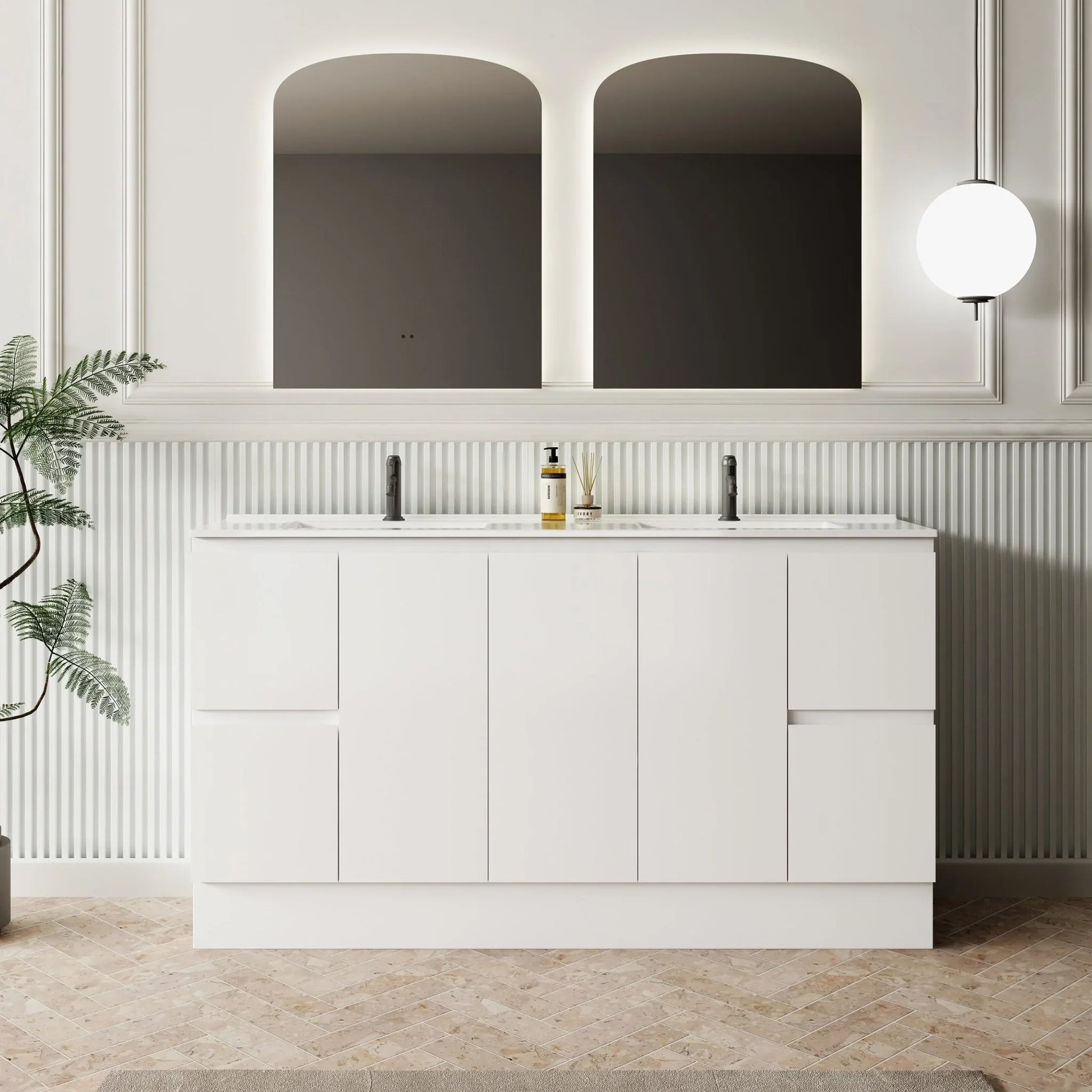 Milano NEW Elegant 1500mm Freestanding Vanity - Ideal Bathroom CentreEL - 1500