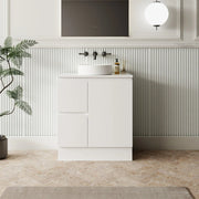 MILANO New Elegant 750mm Freestanding Vanity - Ideal Bathroom CentreEL - 750RHRight Hand Drawer