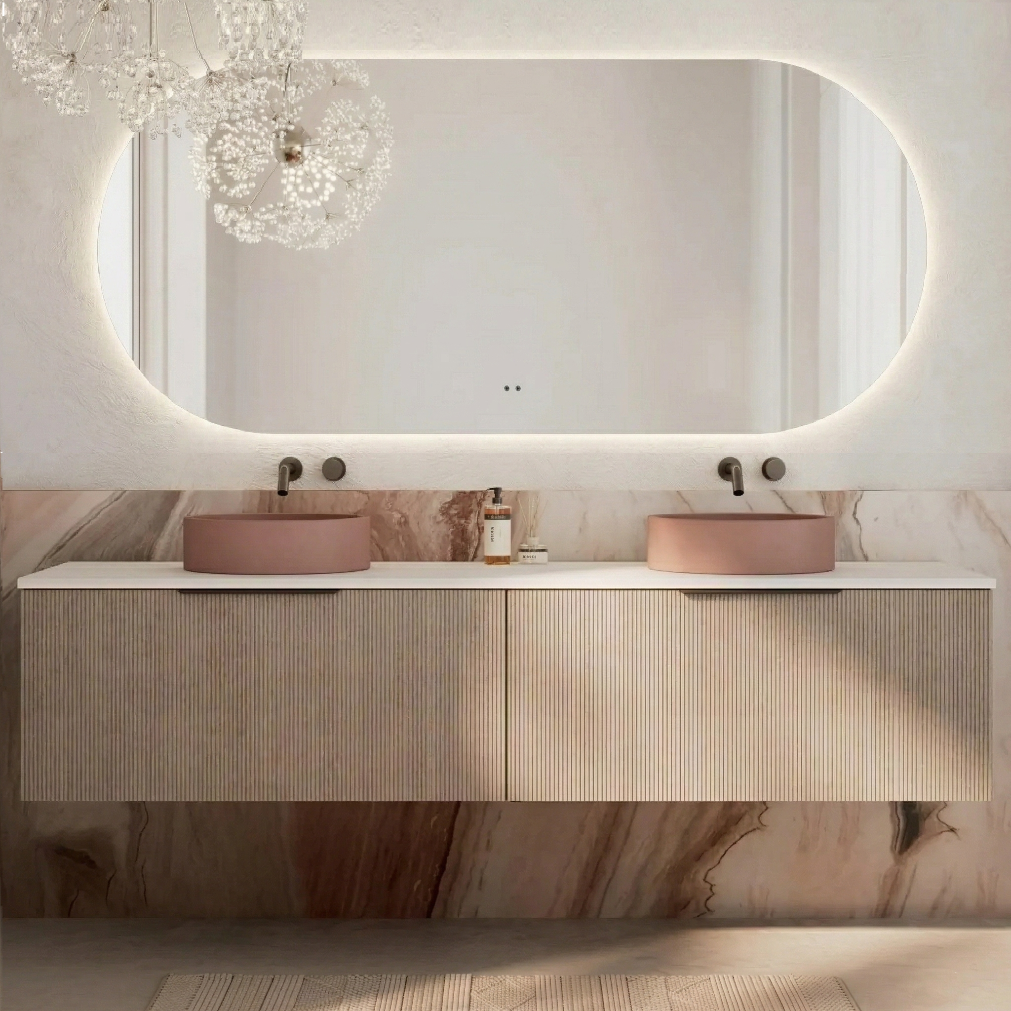 Milano Pill 1800x900mm Frameless LED Mirror
