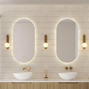 Milano Pill 450x900mm Frameless LED Mirror - Ideal Bathroom CentrePI4590LED